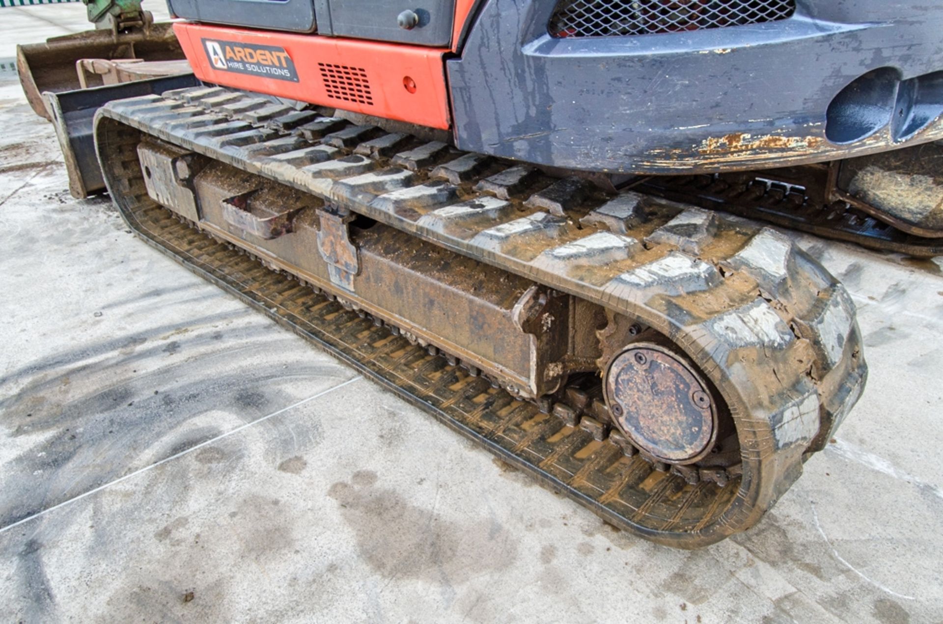 Kubota KX080-4 8 tonne rubber tracked excavator Year: 2018 S/N: 45539 Recorded Hours: 4117 piped, - Image 9 of 24