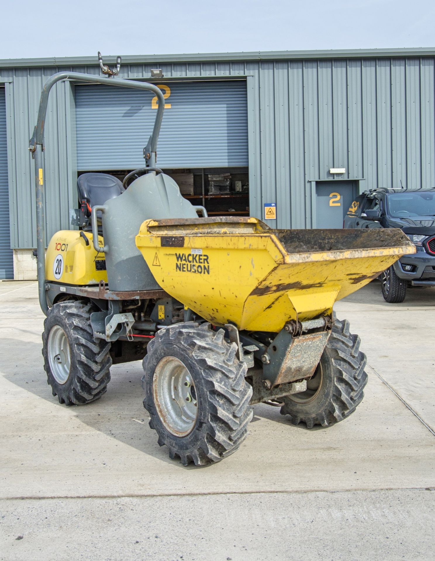 Wacker Neuson 1001 1 tonne hi-tip dumper Year: 2016 S/N: CPAL00691 Recorded Hours: 1238 A742185 - Image 2 of 24