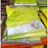 8 - various sizes Hi-Viz polo shirts ** New & unused **