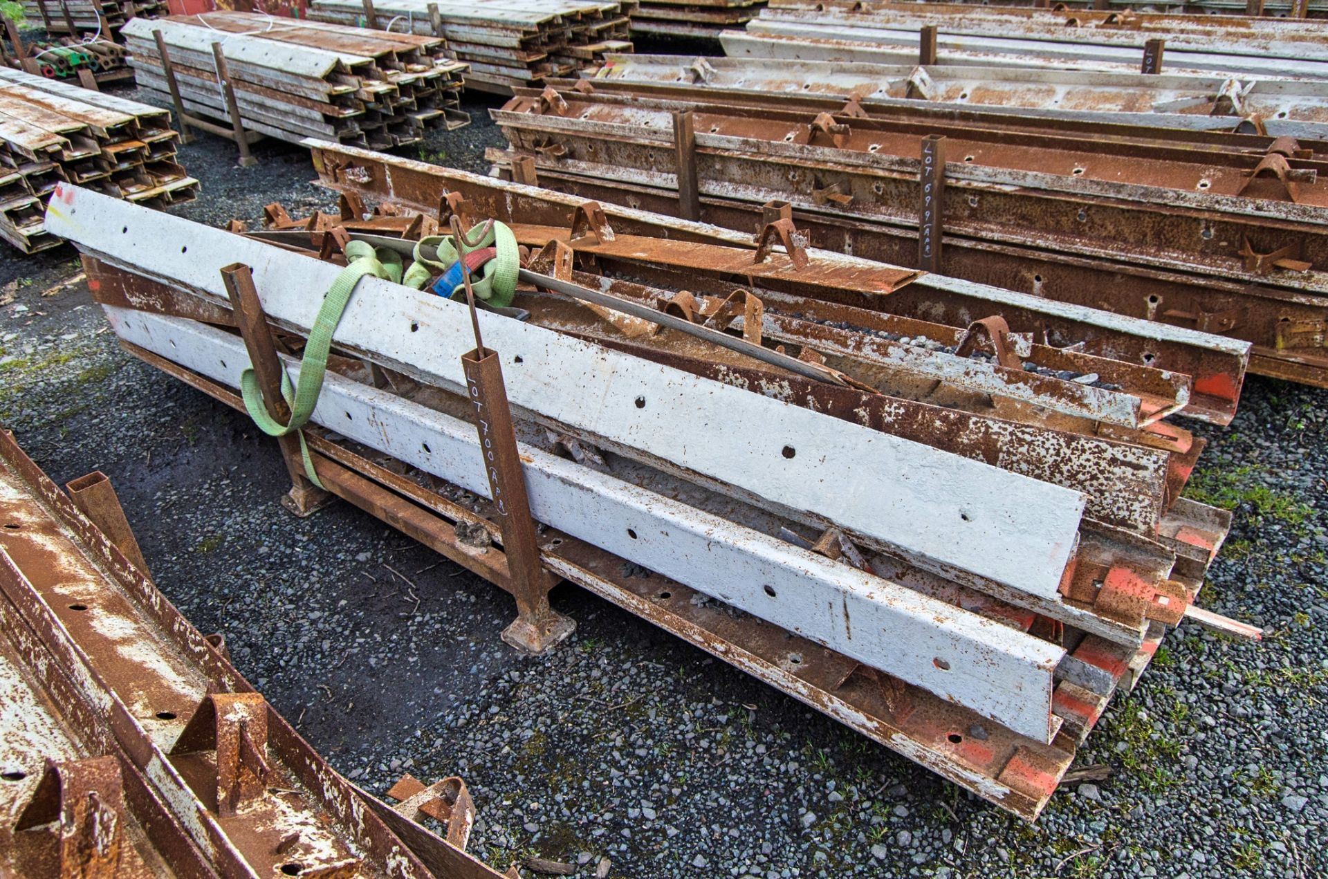 Stillage of 6 inch deep road forms