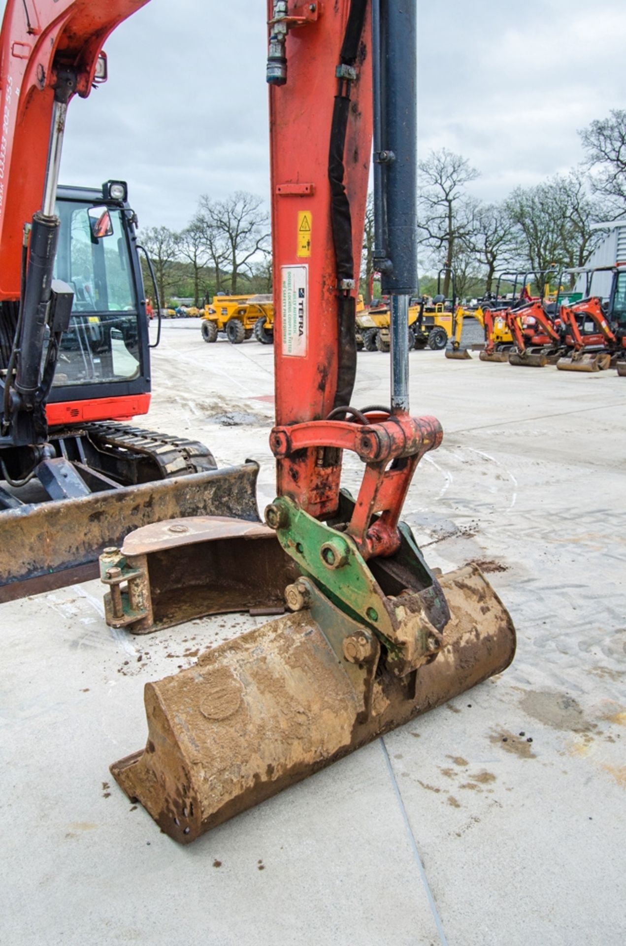 Kubota KX080-4 8 tonne rubber tracked excavator Year: 2018 S/N: 45539 Recorded Hours: 4117 piped, - Image 13 of 24