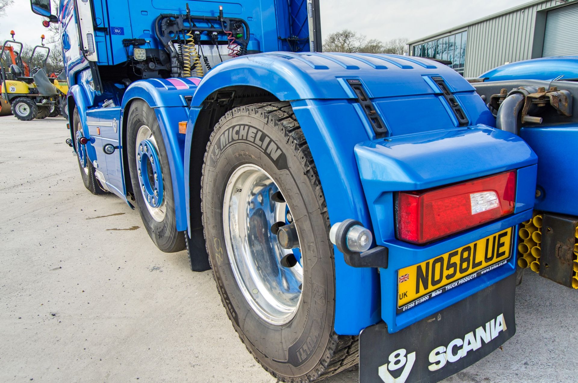 Scania R580 V8 Blue Stream 6x2 tractor unit Registration Number: NO58 LUE  Date of Registration: - Image 15 of 34