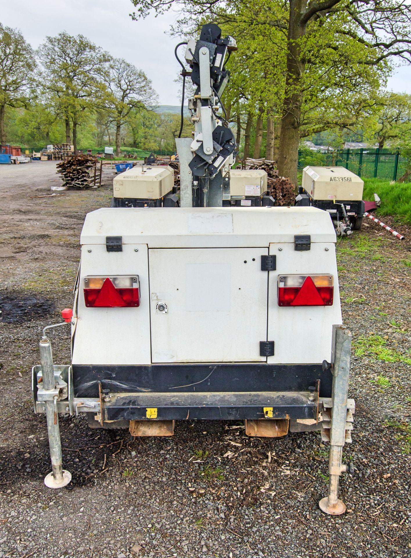 SMC TL90 diesel driven 4-head LED fast tow mobile lighting tower Year: 2017 S/N: T901713825 Recorded - Image 6 of 9