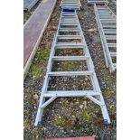Clow 10 tread aluminium step ladder STA12197