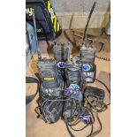 4 - Kenwood 2 way radios each c/w charging station 331999, 453308, 453065