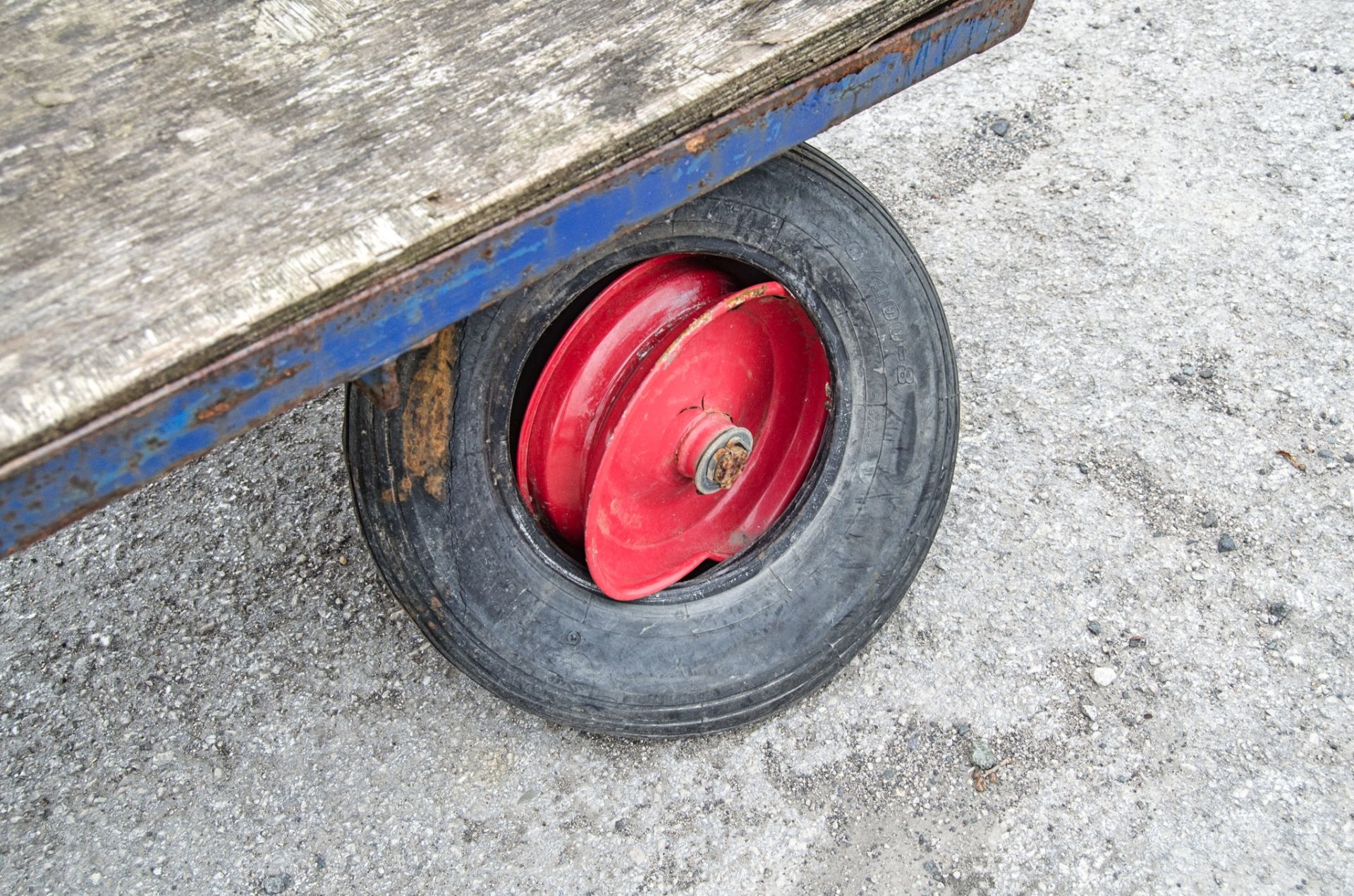 Warehouse turntable trolley 18086347 1 - damaged wheel & tyre ** - Image 3 of 3
