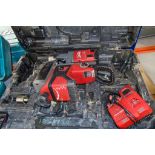 Milwaukee M18 FMDP 18v cordless mag mount drill for spares c/w charger and carry case ** No