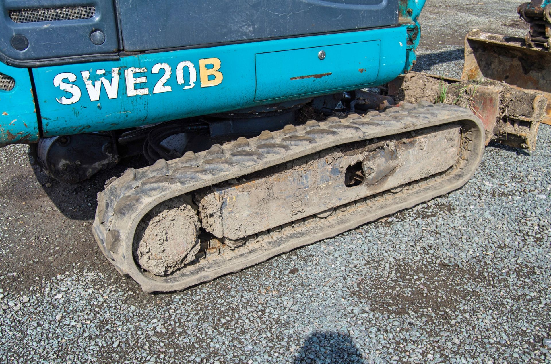 Sunward SWE20B 2 tonne rubber tracked mini excavator Year: 2020 S/N: SWE20B0207 Recorded Hours: 1536 - Image 9 of 23