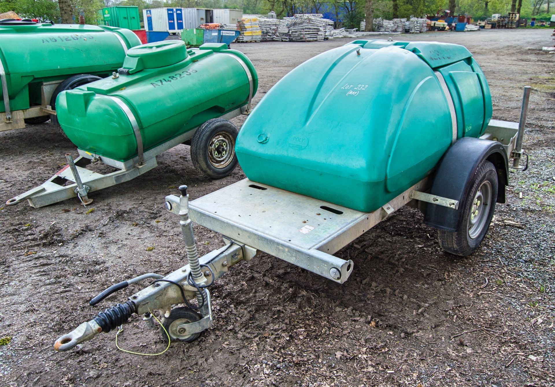 Western 1000 litre fast tow mobile water bowser A699304