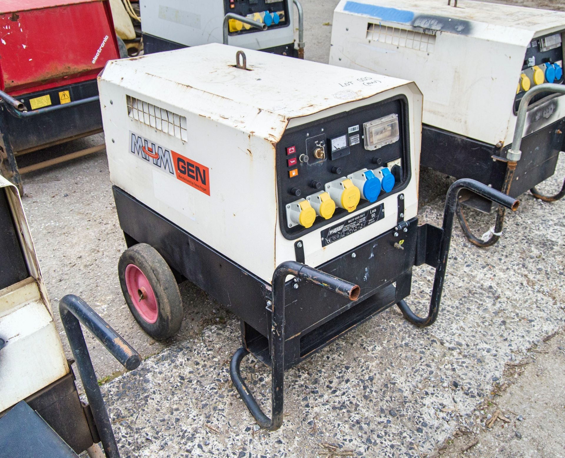 Tekno MGTP6000 SS-Y 6 kva diesel driven generator S/N: 226180030