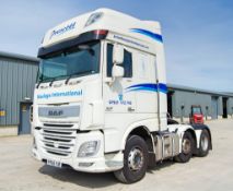 DAF XF 460 Euro 6 6x2 tractor unit Registration Number: PF65 YUE Date of Registration: 03/02/2016