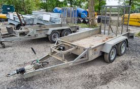 Indespension 8ft x 4ft tandem axle plant trailer S/N: E117620 A774989