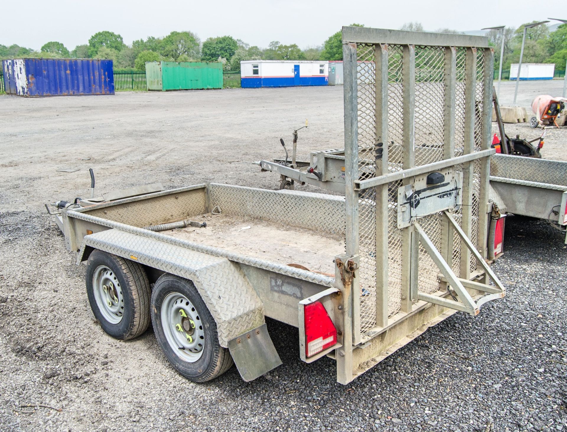 Indespension 8ft x 4ft tandem axle plant trailer S/N: E117620 A774989 - Bild 4 aus 7