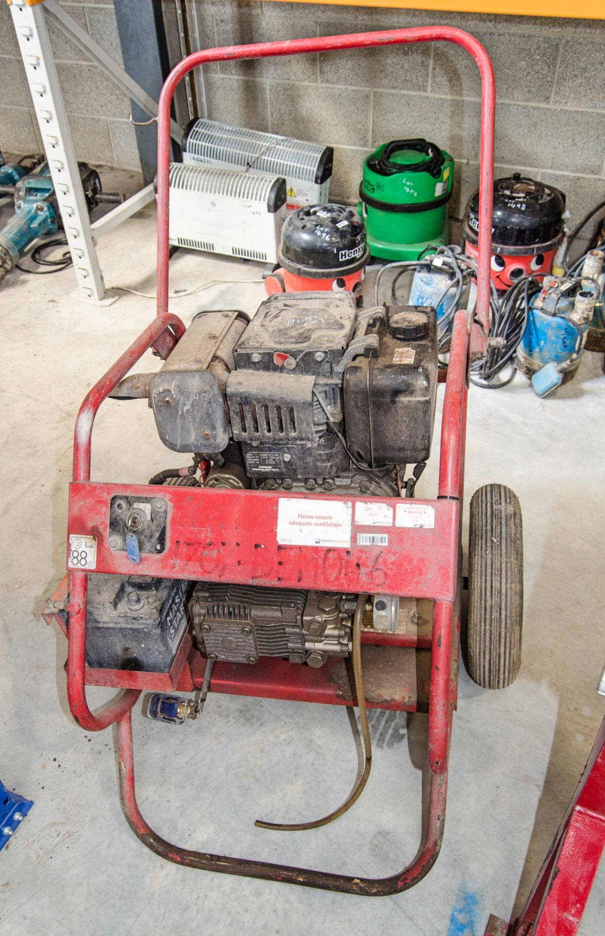 Demon diesel driven pressure washer ** No hose or lance, and pull cord missing ** 1707DEM1045