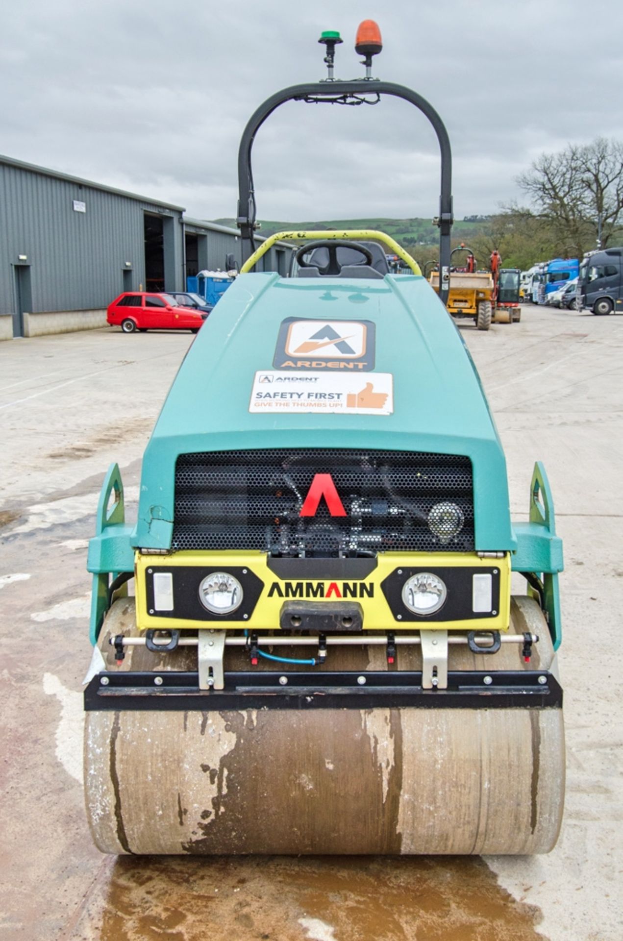 Ammann ARX 26-1 120cm double drum ride on roller Year: 2022 S/N: 3023580 Recorded Hours: 225 - Image 5 of 21