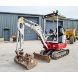 Takeuchi TB215R 1.5 tonne rubber tracked mini excavator Year: 2019 S/N: 215003029 Recorded Hours: