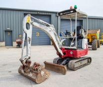 Takeuchi TB215R 1.5 tonne rubber tracked mini excavator Year: 2019 S/N: 215003029 Recorded Hours: