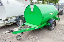 Trailer Engineering 950 litre fast tow mobile bunded fuel bowser c/w manual pump, delivery hose