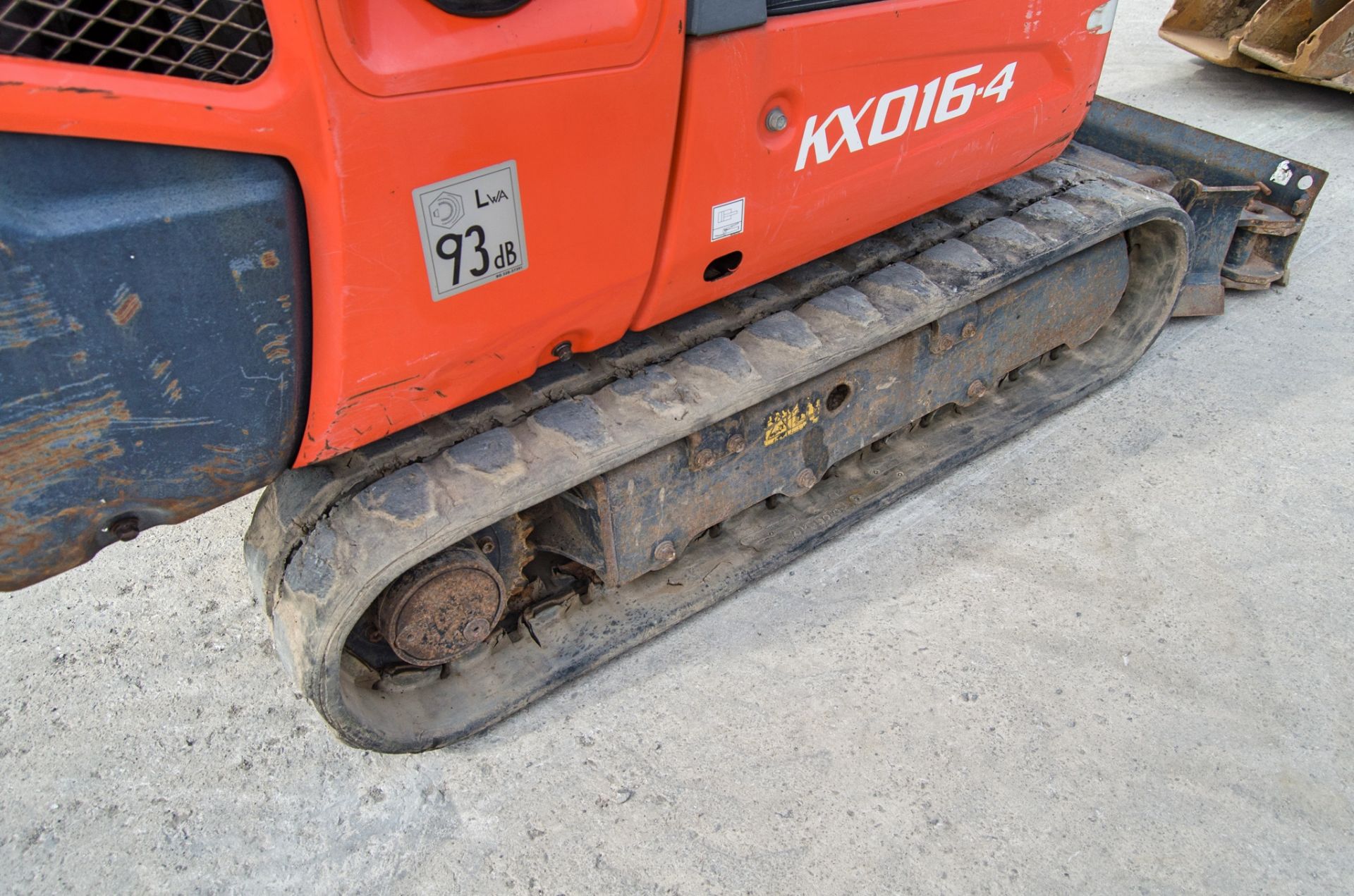 Kubota KX016-4 1.5 tonne rubber tracked mini excavator Year: 2018 S/N: ZO62841 Recorded Hours: - Image 9 of 26