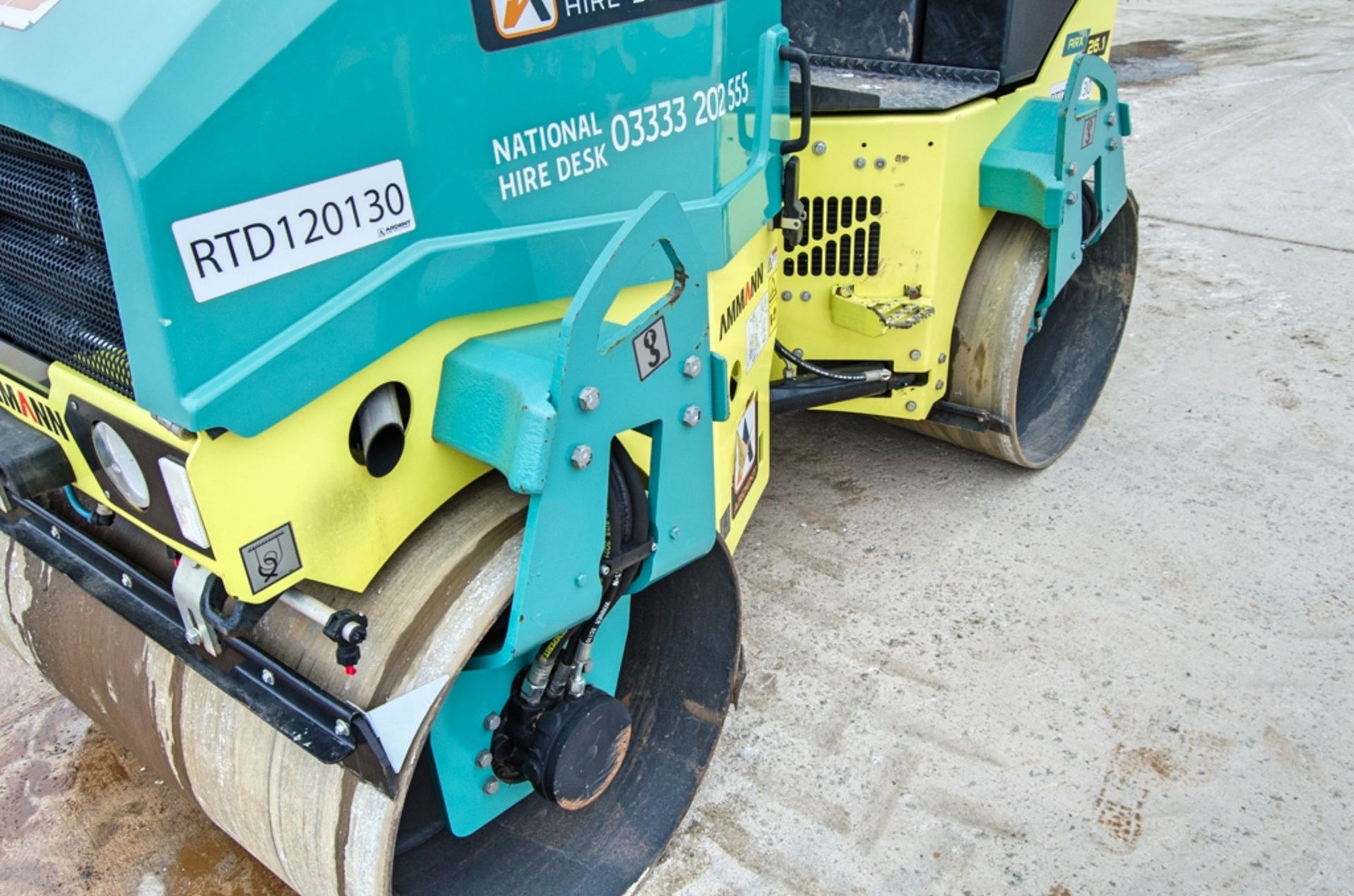 Ammann ARX 26-1 120cm double drum ride on roller Year: 2022 S/N: 3023580 Recorded Hours: 225 - Image 12 of 21