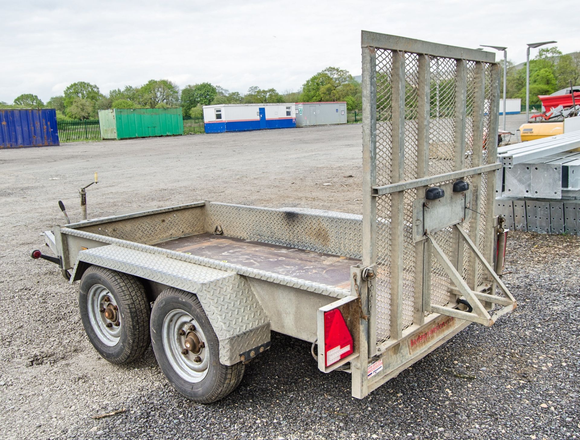 Indespension 8ft x 4ft tandem axle plant trailer S/N: 133949 A1098321 - Image 4 of 7