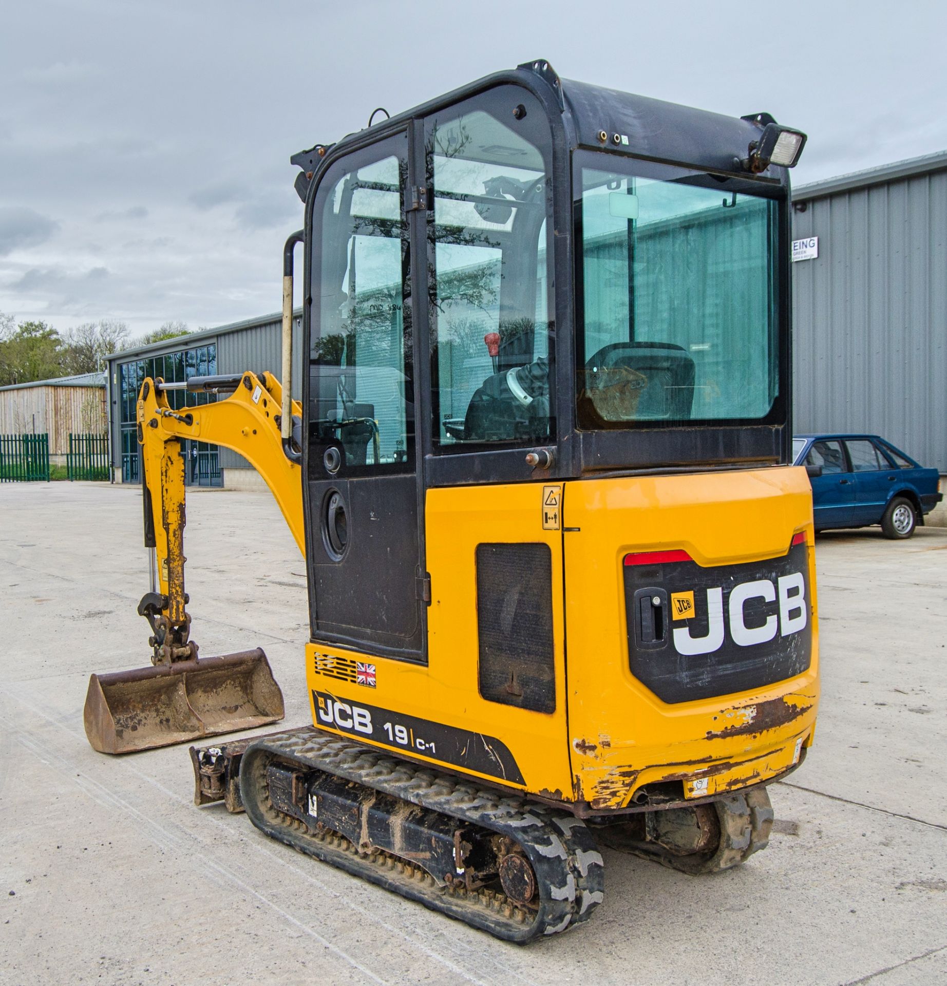 JCB 19 C-1 1.9 tonne rubber tracked mini excavator Year: 2017 S/N: 2494021 Recorded Hours: 1063 - Image 4 of 26