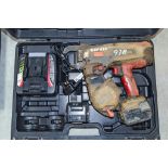 Max RB441T 14.4v cordless rebar tier c/w 2 batteries, charger and carry case EXP680