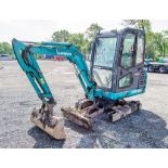 Sunward SWE20B 2 tonne rubber tracked mini excavator Year: 2020 S/N: SWE20B0207 Recorded Hours: 1536