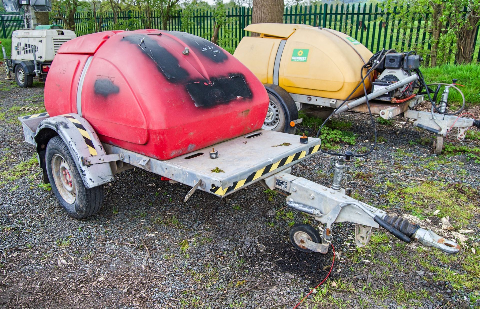 Western 1000 litre fast tow mobile water bowser 15025032 - Image 2 of 6