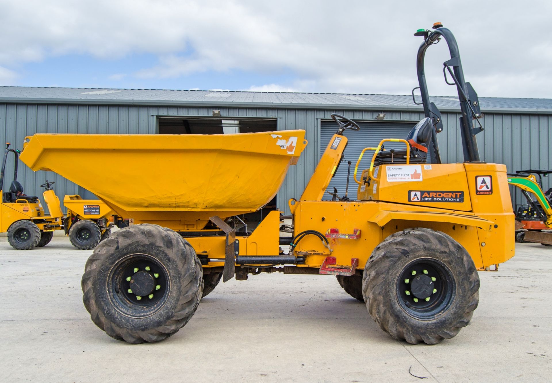 Thwaites 6 tonne swivel skip dumper Year: 2018 S/N: 1803E1456 Recorded hours: 1817 06DS0074 - Image 7 of 21