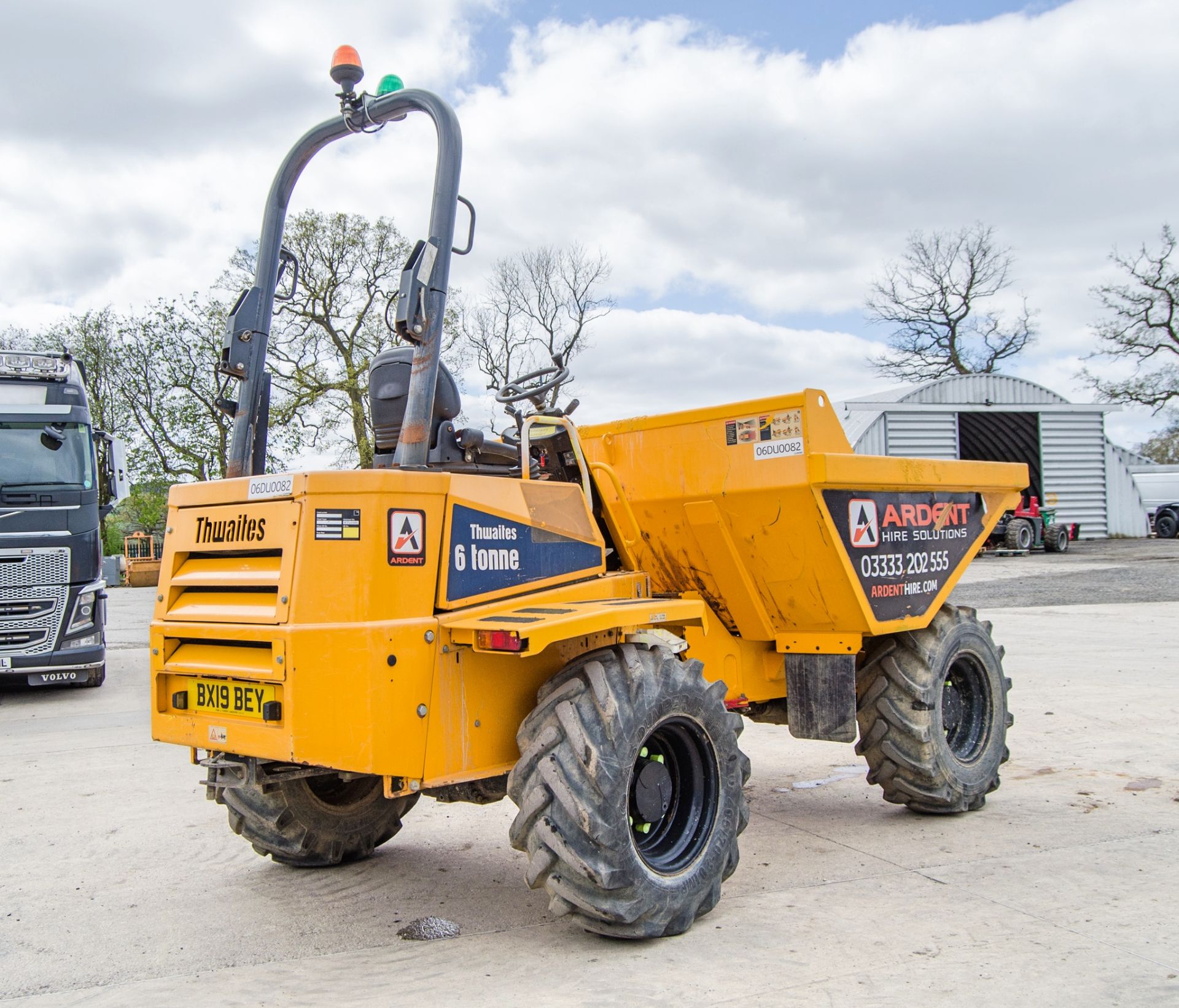 Thwaites 6 tonne straight skip dumper Year: 2019 S/N: 1905E5161 Recorded Hours: 846 06DU0082 - Image 3 of 22