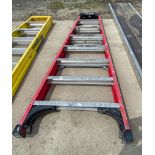 Clow 8 tread glass fibre framed step ladder EXP4483