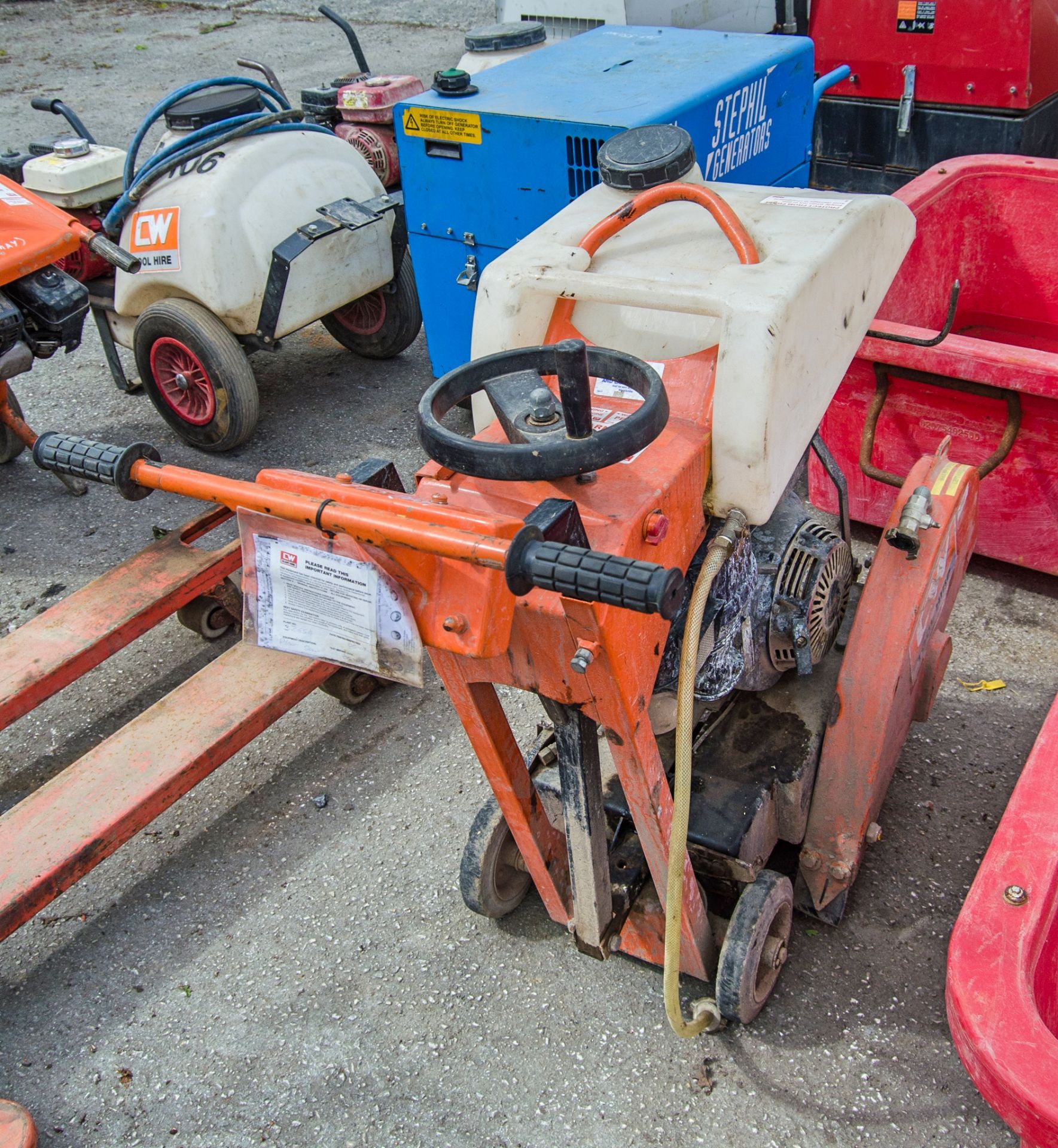 Clipper CS451 petrol driven road saw 32654 - Image 2 of 2