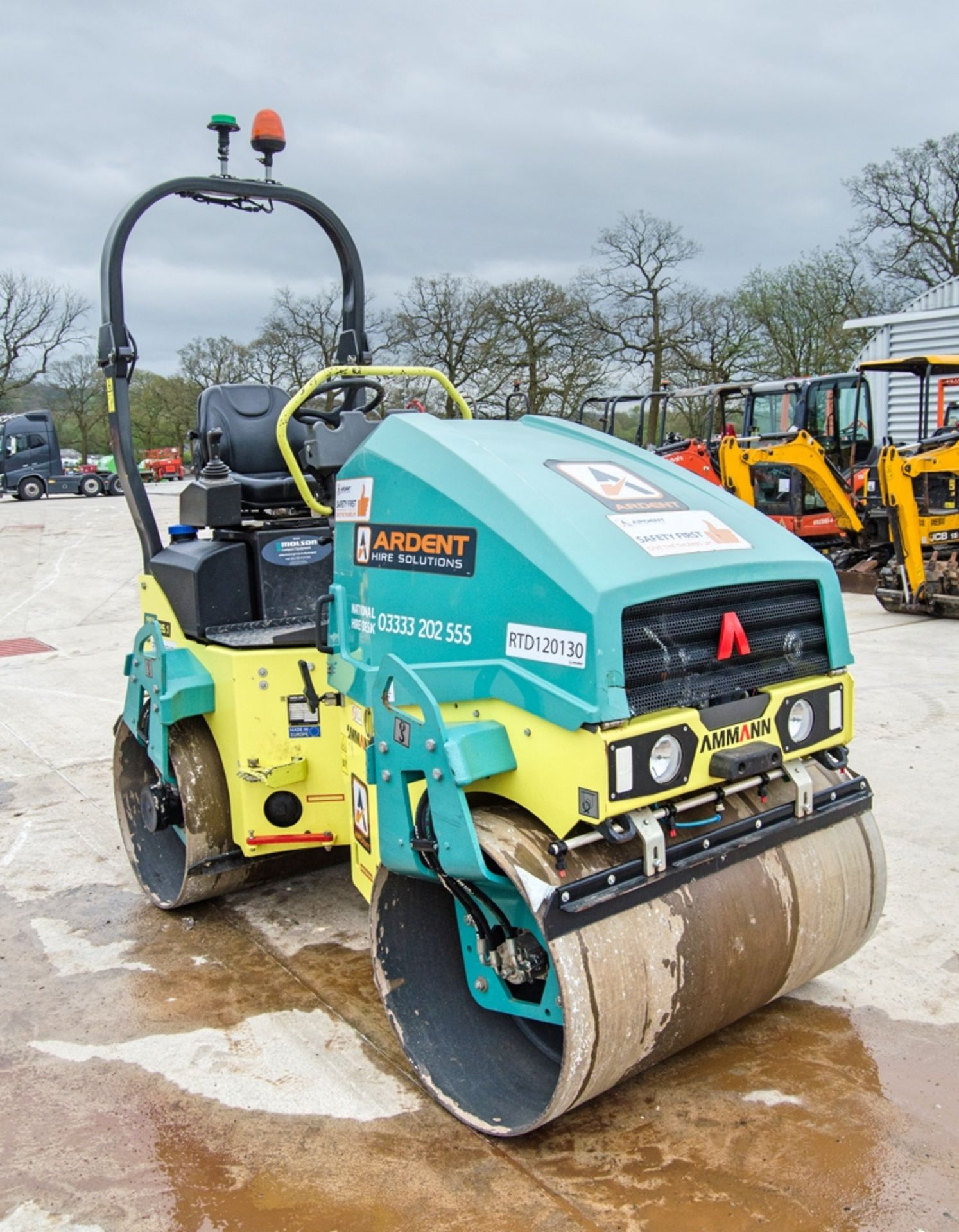 Ammann ARX 26-1 120cm double drum ride on roller Year: 2022 S/N: 3023580 Recorded Hours: 225 - Image 2 of 21
