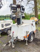 SMC TL90 diesel driven 4-head LED fast tow mobile lighting tower Year: 2017 S/N: T901713825 Recorded