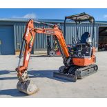 Hitachi Zaxis 19U 1.9 tonne rubber tracked mini excavator Year: 2018 S/N: 22833 Recorded Hours: