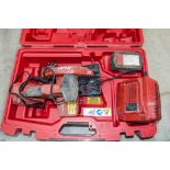 Hilti SCM 22-A 22v cordless circular saw c/w 2 batteries, charger and carry case EXP1864