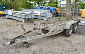 Indespension 8ft x 4ft tandem axle plant trailer S/N: 133949 A1098321
