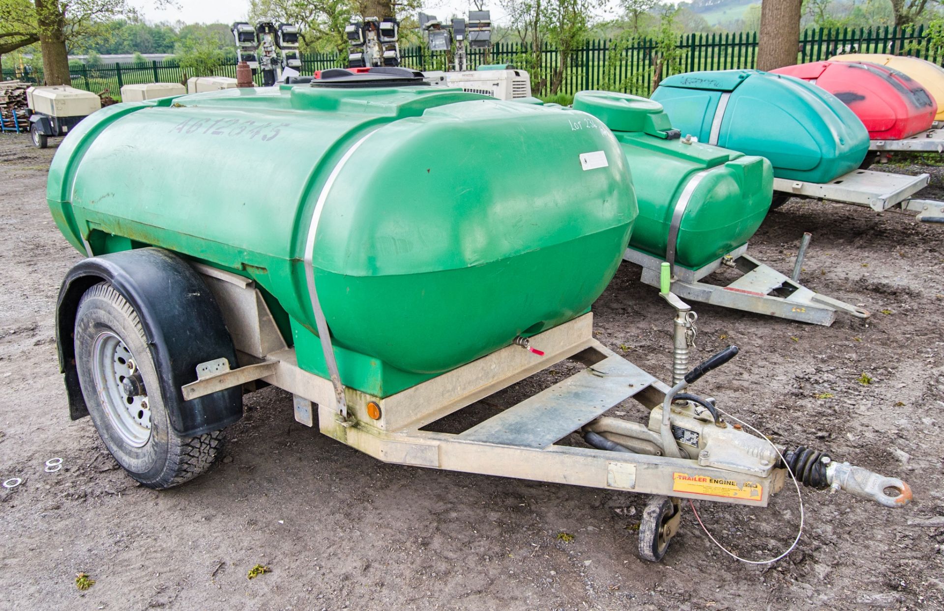 Trailer Engineering 2000 litre fast tow mobile water bowser A612645 - Image 2 of 6