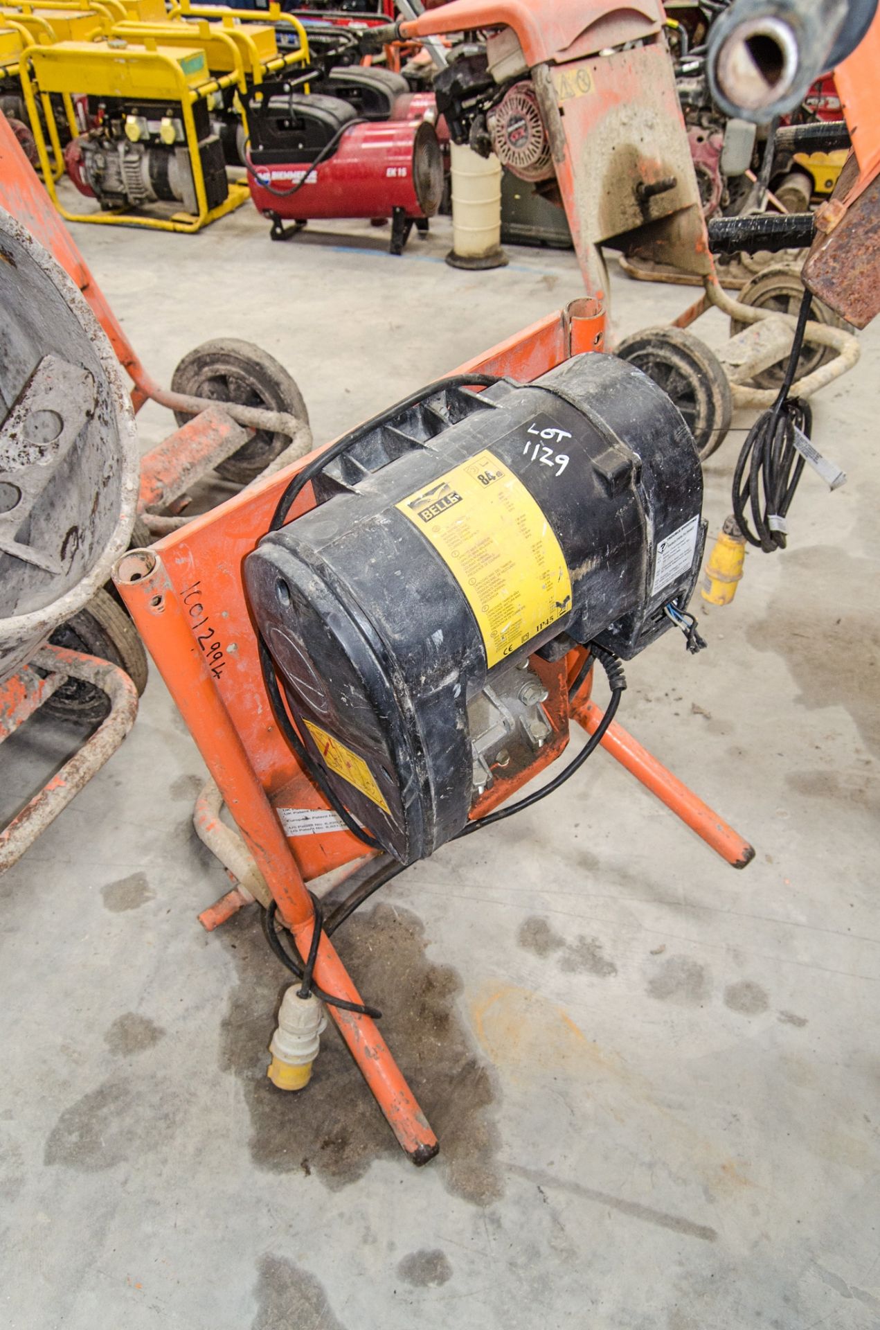 Belle Minimix 150 110v cement mixer ** No drum, handle or wheels ** - Image 2 of 2