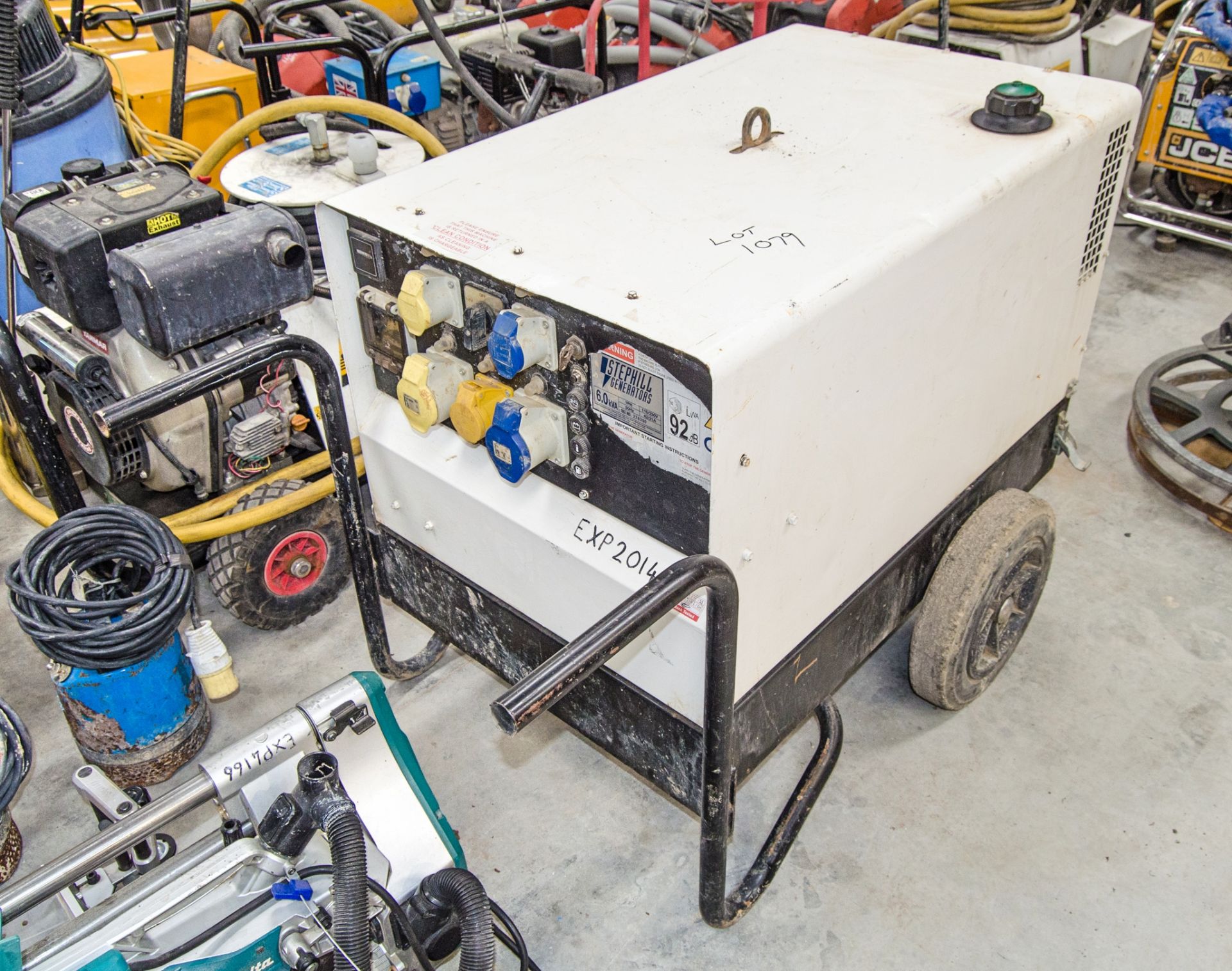 Stephill 110v/240v 6 kva diesel driven generator EXP2014