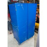 Steel tool cabinet ** No keys but unlocked ** EXP1287