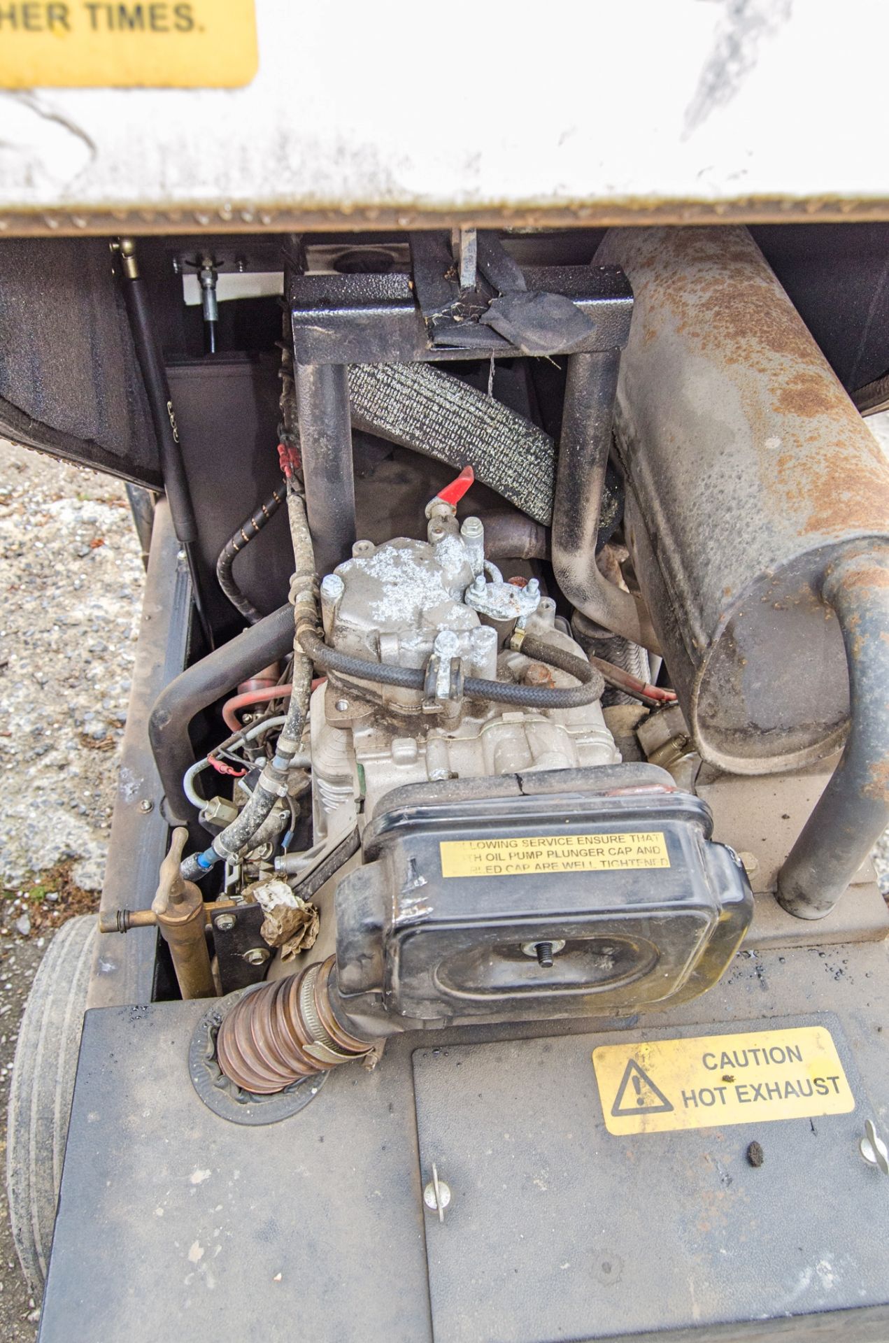 Stephill SSD6000S 6 kva diesel driven generator Recorded Hours: 1852 18064540 ** Panel loose ** - Image 4 of 4