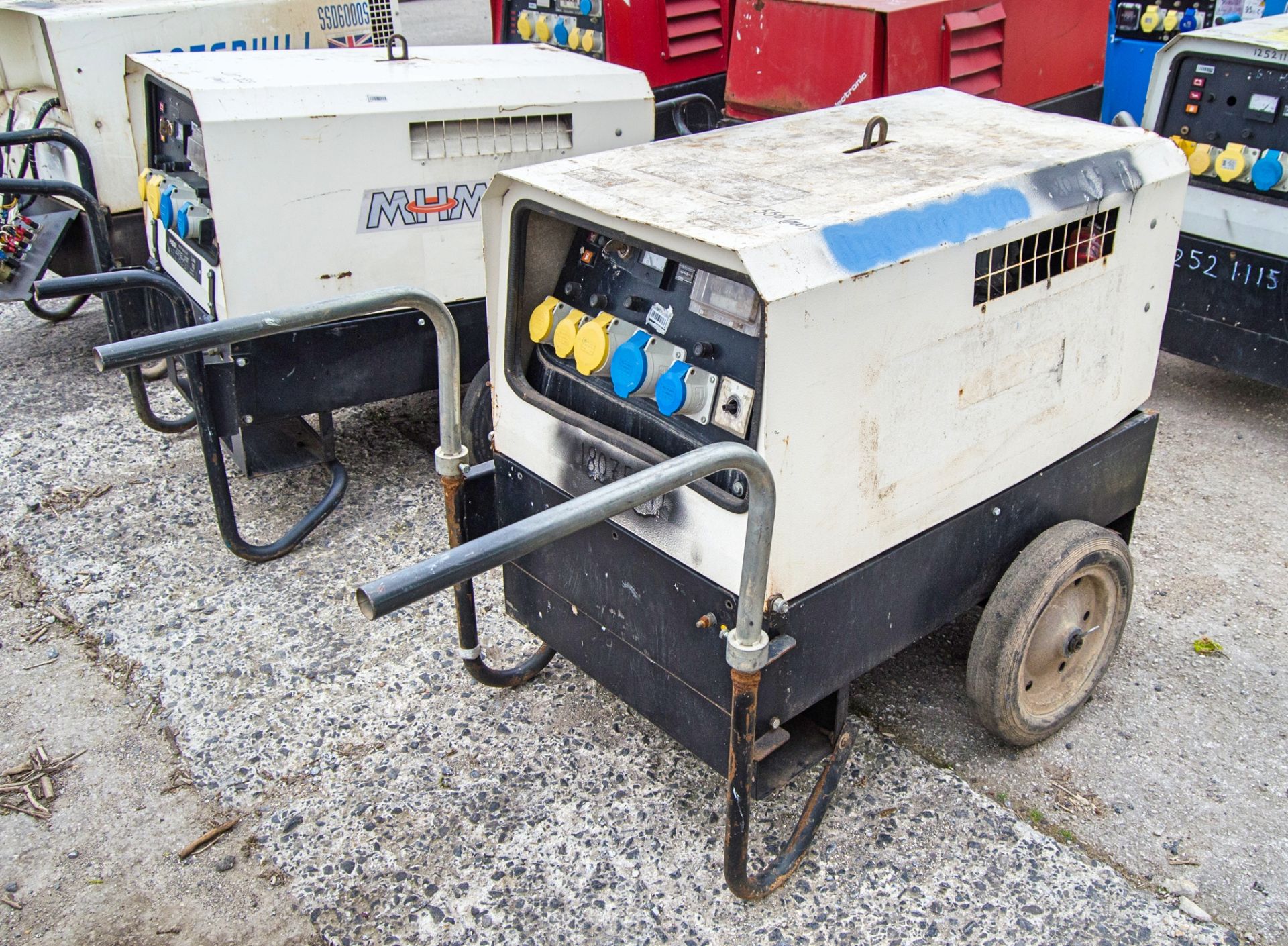 Tekno MGTP6000 SS-Y 6 kva diesel driven generator Recorded Hours: 1579 18075549