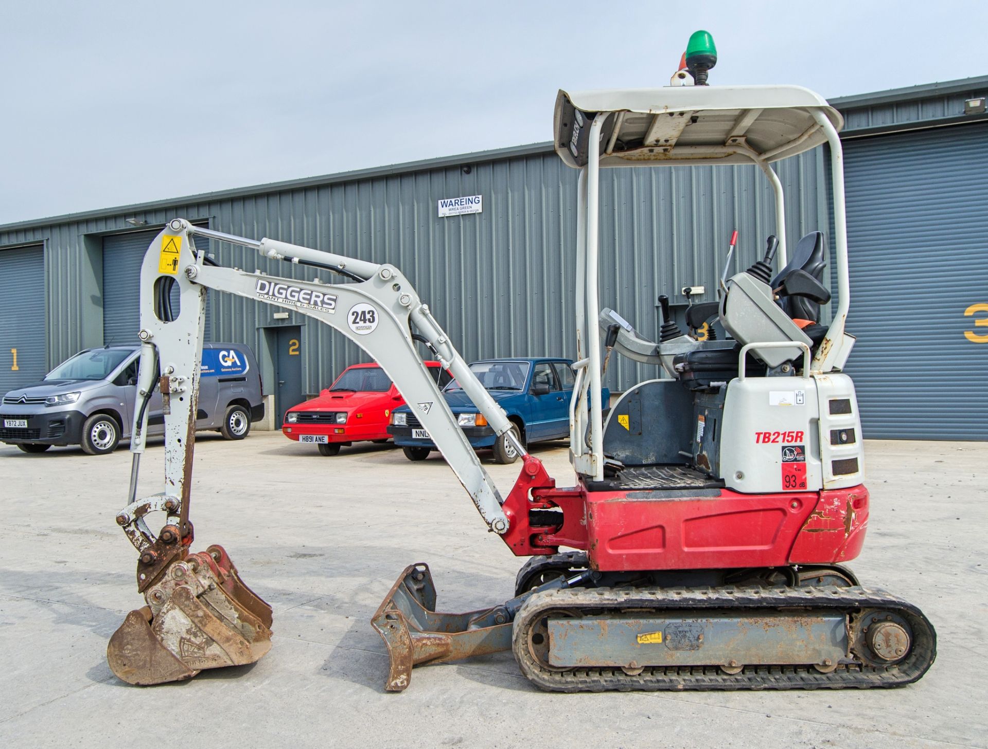 Takeuchi TB215R 1.5 tonne rubber tracked mini excavator Year: 2019 S/N: 215003029 Recorded Hours: - Image 7 of 26