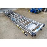 Zarges extending aluminium step ladder EXP5996