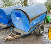Trailer Engineering 2140 litre site tow bunded fuel bowser c/w manual pump, delivery hose &