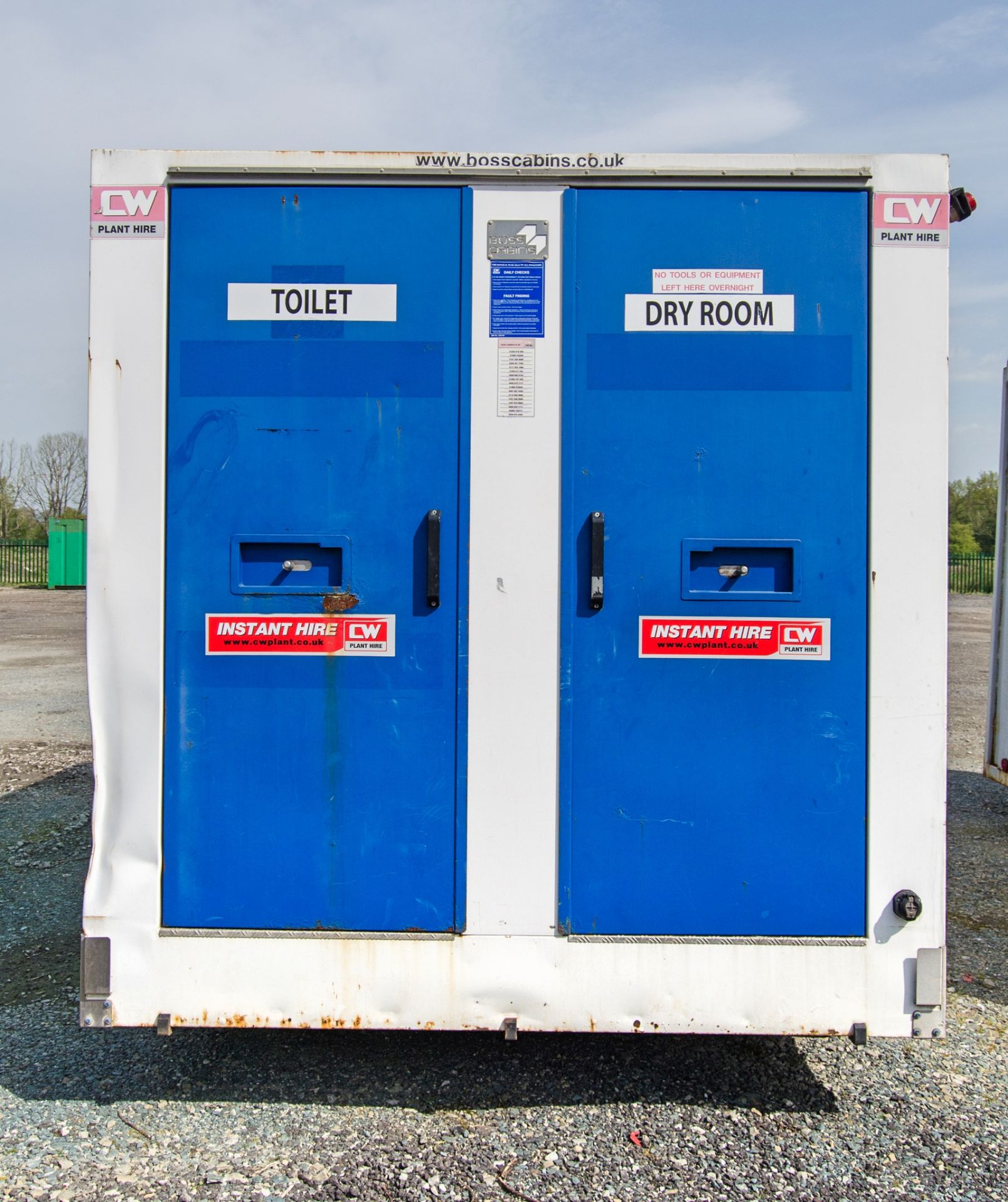 Boss Cabins 12ft x 8ft steel anti-vandal mobile welfare site unit Comprising of: canteen area, - Image 6 of 13