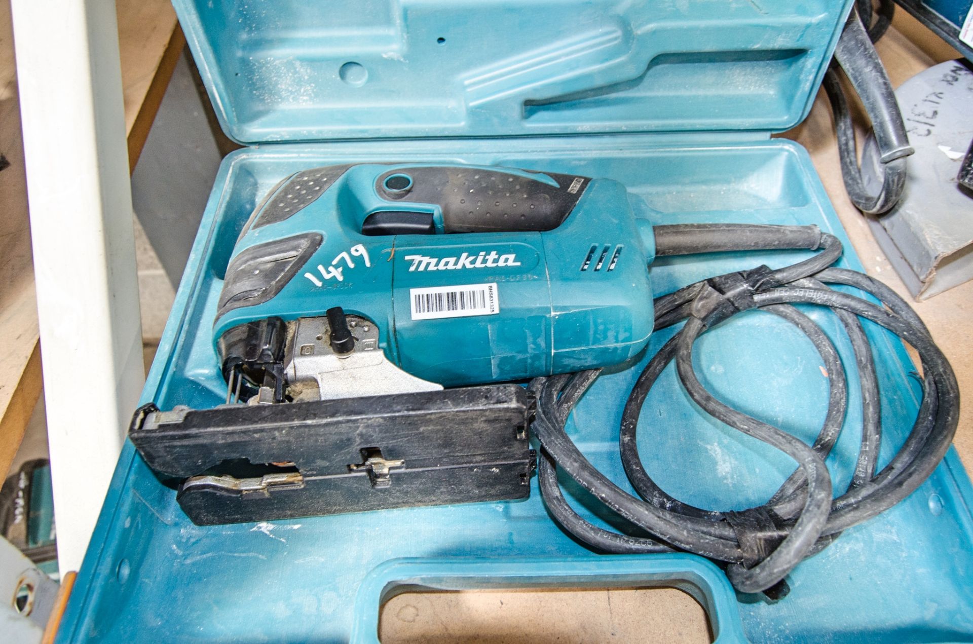 Makita 4350FCT 110v jigsaw c/w carry case ** Plug cut off ** 18040254