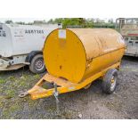 Trailer Engineering 950 litre single axle site tow mobile bunded fuel bowser c/w manual pump,